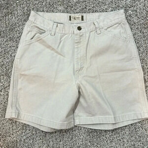 Wrangler for women’s made in the USA Cream Mom Shorts y2K Vintage size 12